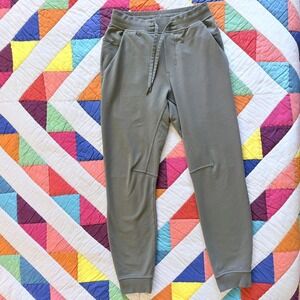 Lululemon City Sweat Jogger Mens Khaki Green Athletic Comfort Pants Size XS